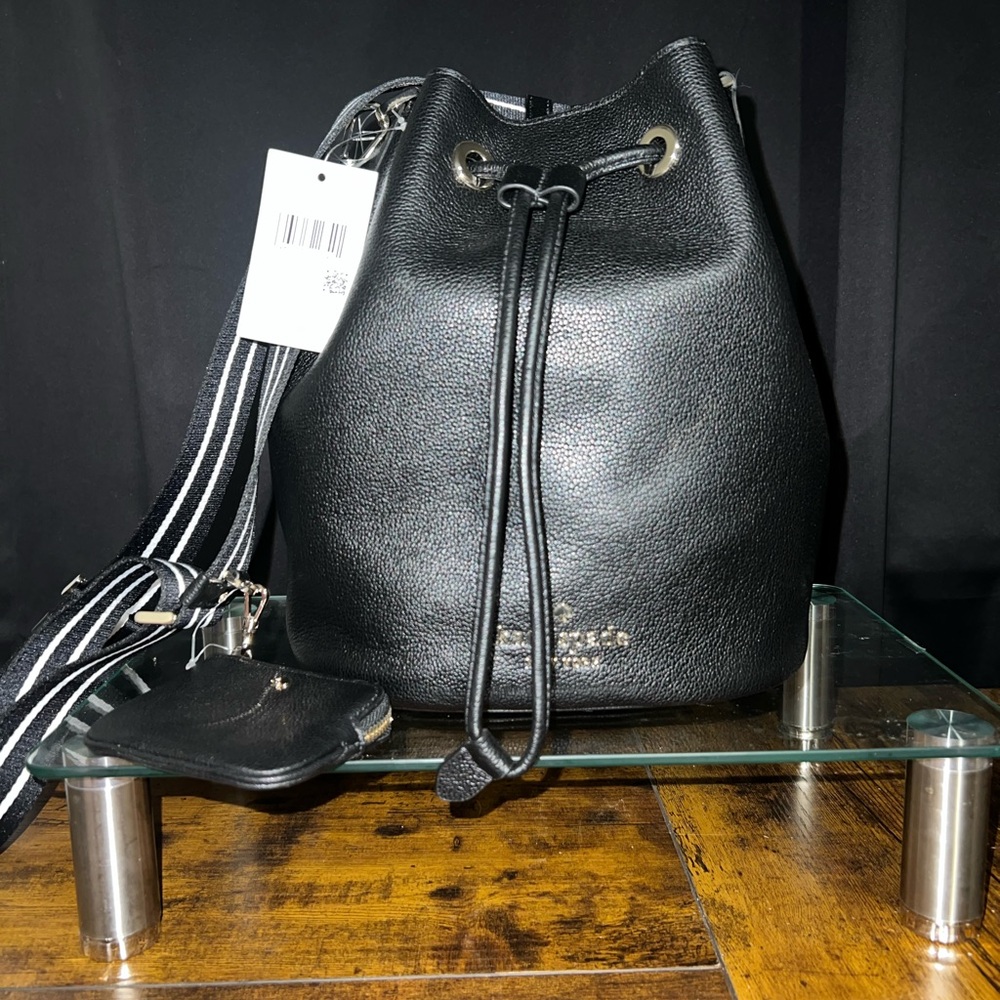 Kate Spade Black Leather Crossbody Bag